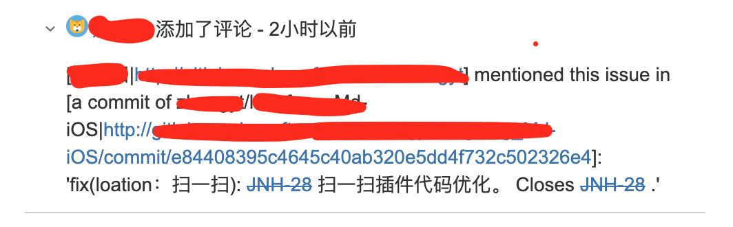 JIRA 评论结果